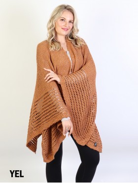 Open Knitted Cape